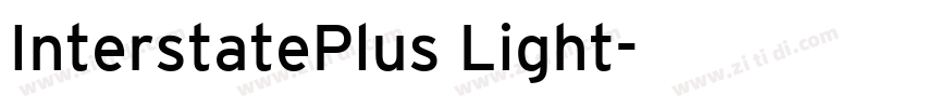 InterstatePlus Light字体转换